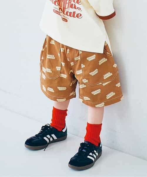 イロチ買いしたい総柄ツイルワークハーフパンツ