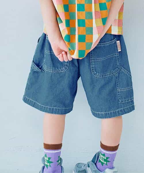 イロチ買いしたい総柄ツイルワークハーフパンツ