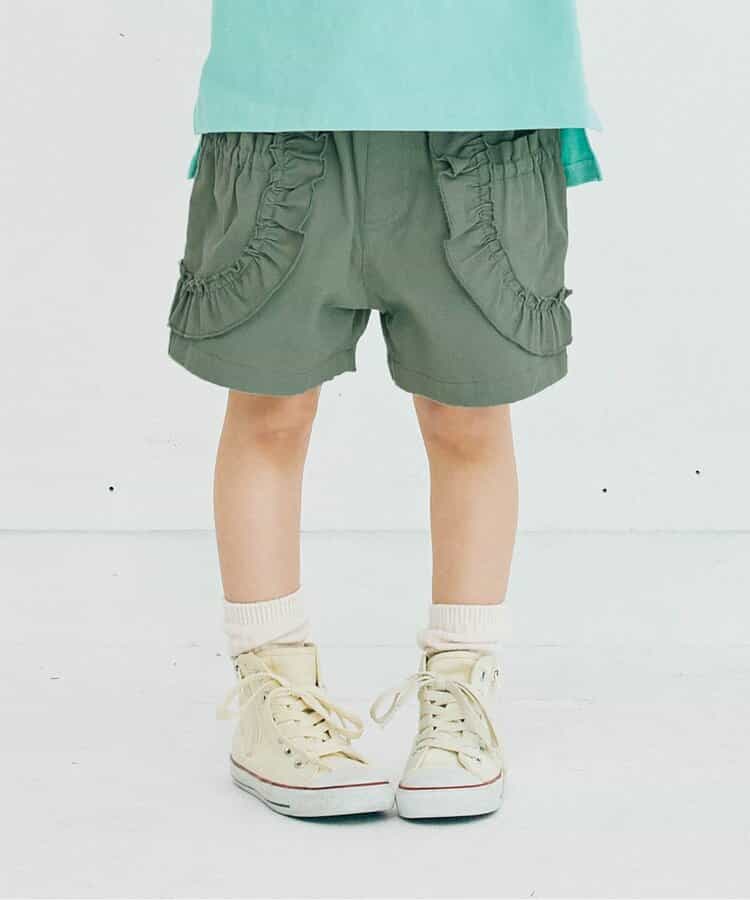 ★SALE★サイドポケットフリルショートパンツ