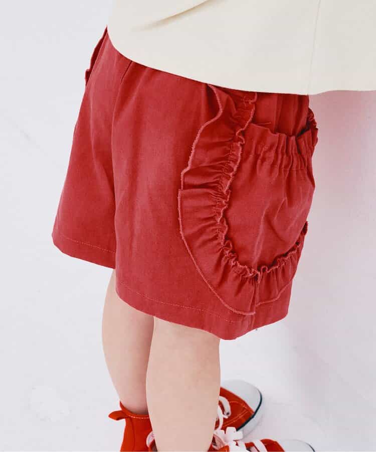 ★SALE★サイドポケットフリルショートパンツ