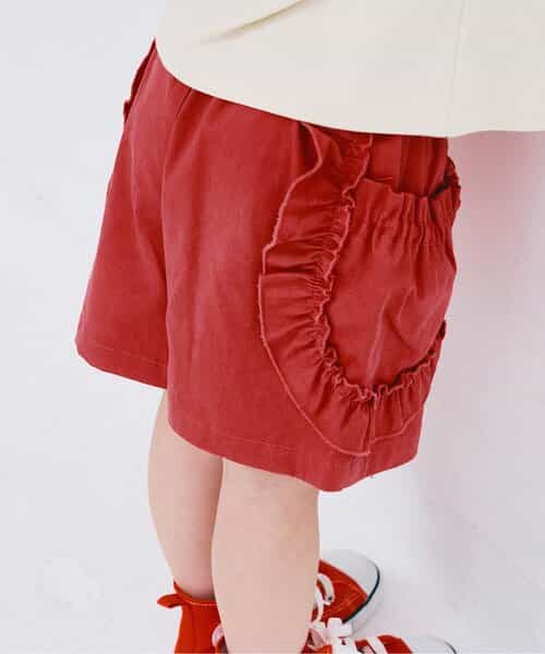 ◇11/3(月)23:59で販売終了◇★SALE★サイドポケットフリルショートパンツ