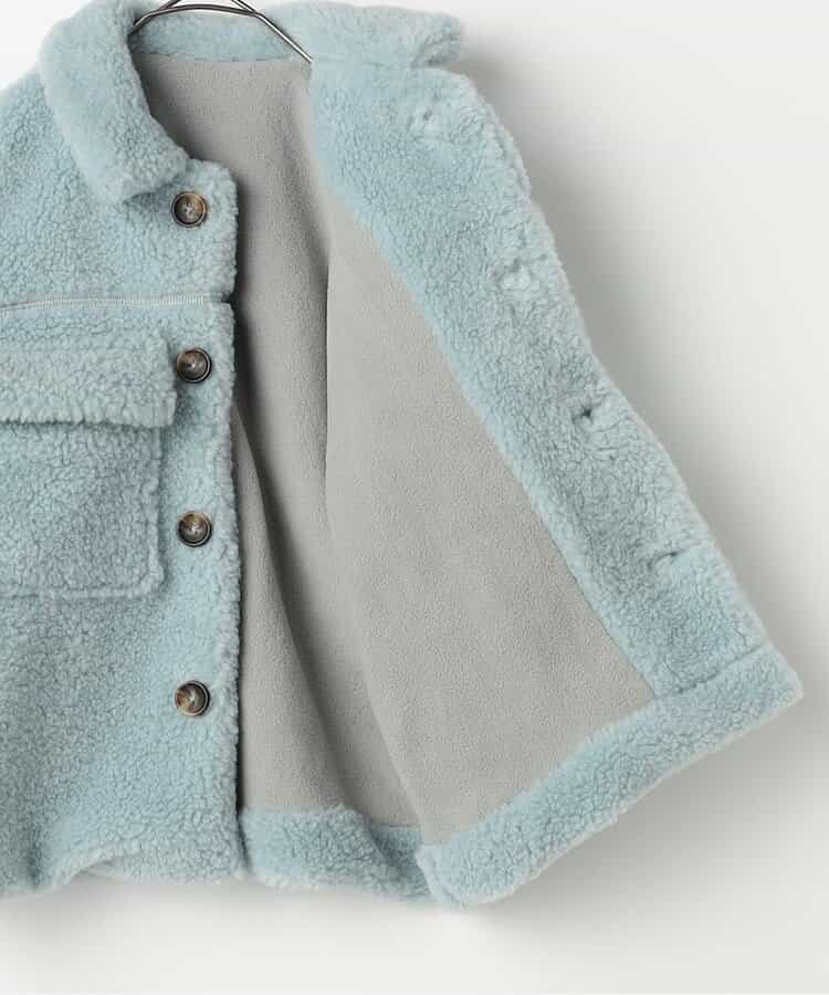 ★予約★ふわもこフラップポケットテディボアコート_925735
