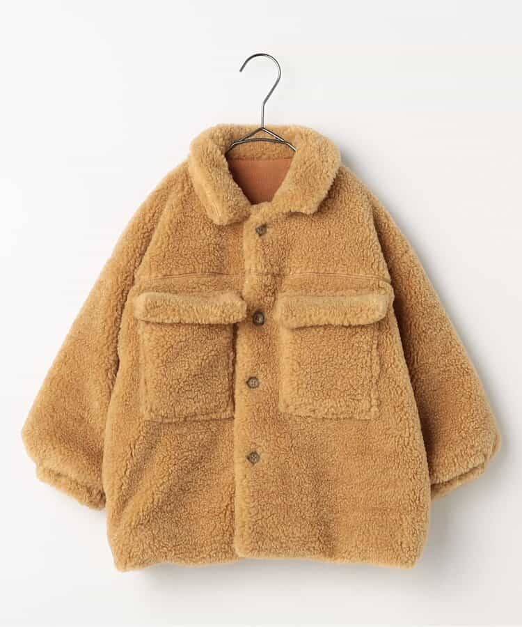 ★予約★ふわもこフラップポケットテディボアコート_925746