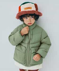 ほわほわ中綿のスタンドカラーパファージャケット マシンウォッシャブル