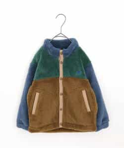 ☆SALE☆【リンク】カラーブロックファーフリースジャケット_