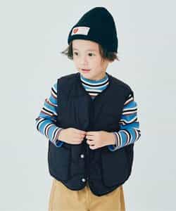 ほわほわ中綿のライトキルティングベスト