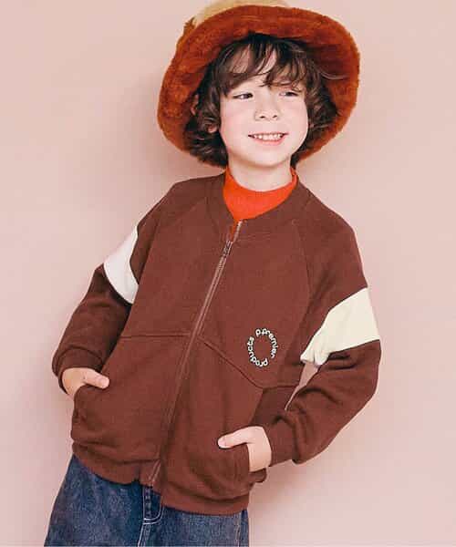 マルチカラースウェットブルゾン