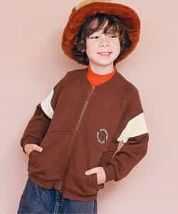 マルチカラースウェットブルゾン