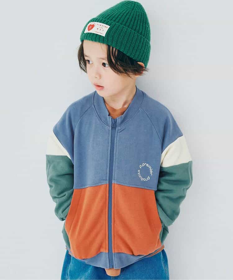 ★SALE★マルチカラースウェットブルゾン