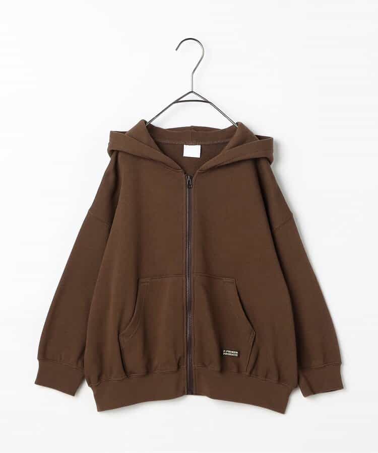オーバーシルエットジップアップパーカー_923457