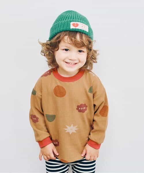 イロチ買いしたい総柄ワッフルトップス リンク