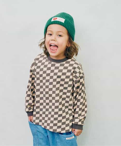 イロチ買いしたい総柄ワッフルトップス リンク