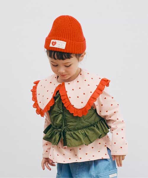 レーストリムフリル衿カットソートップス（P406055）|p.premier