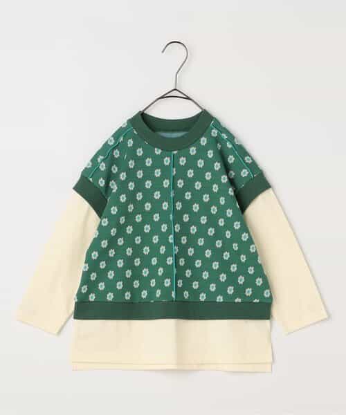 カットジャガードベストくっつきトップス リンク セットアップ対応