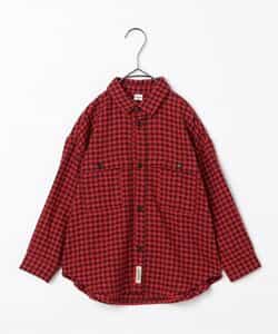 フランネルチェックオーバーシルエットシャツ リンク_923703