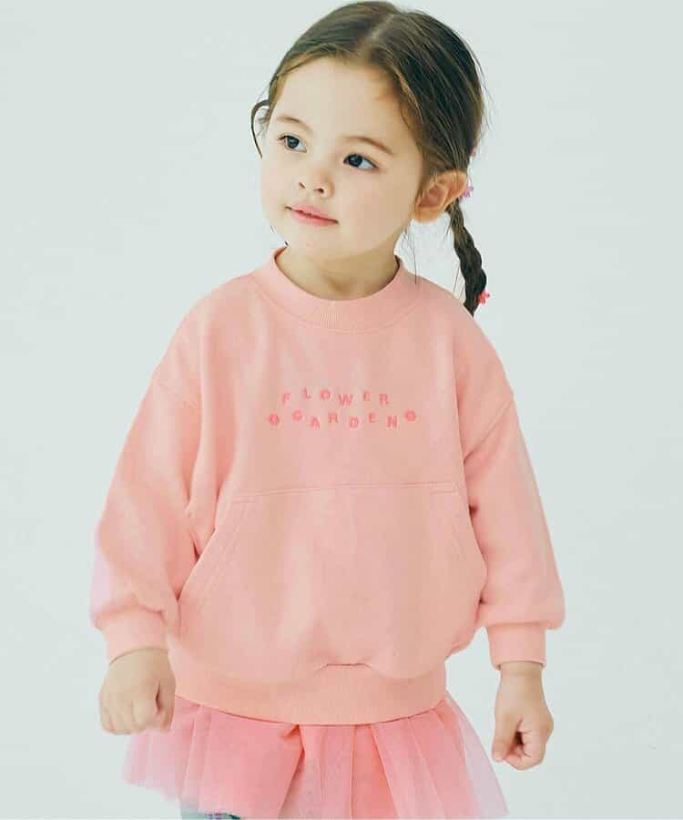 ロゴ刺繍ポケットトレーナー