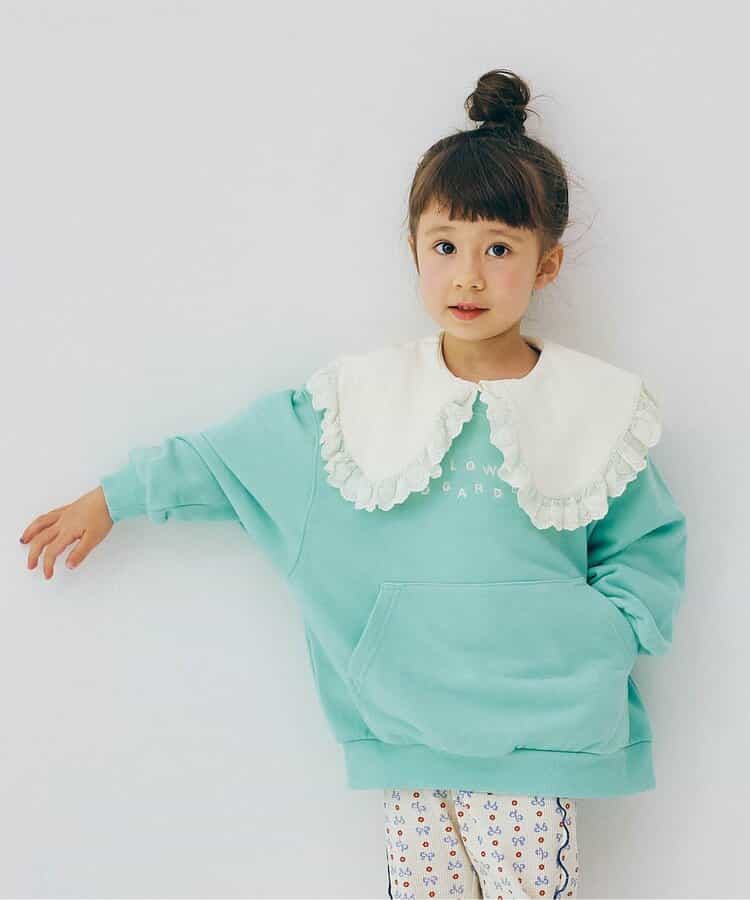 ロゴ刺繍ポケットトレーナー