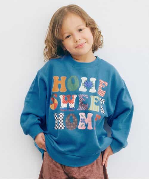 ヴィンテージファブリックフォトロゴトレーナー