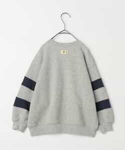 ロゴ刺繍袖切替トレーナー_923798