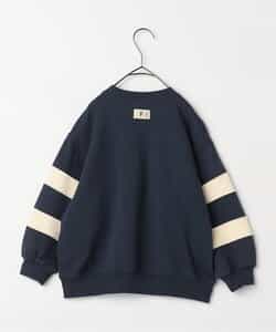 ロゴ刺繍袖切替トレーナー_923802