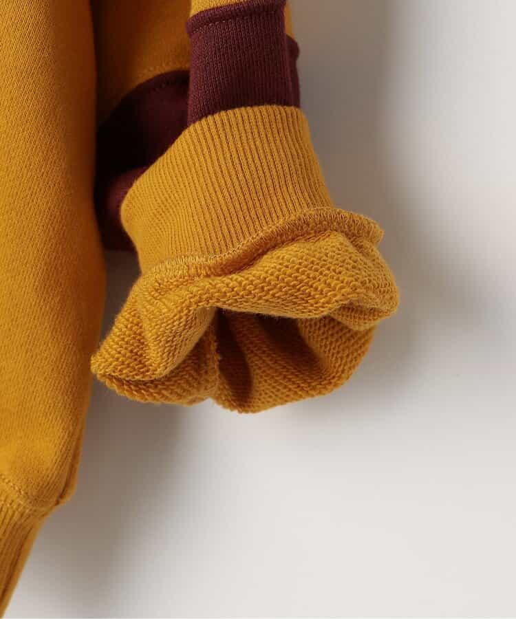 ロゴ刺繍袖切替トレーナー_923810
