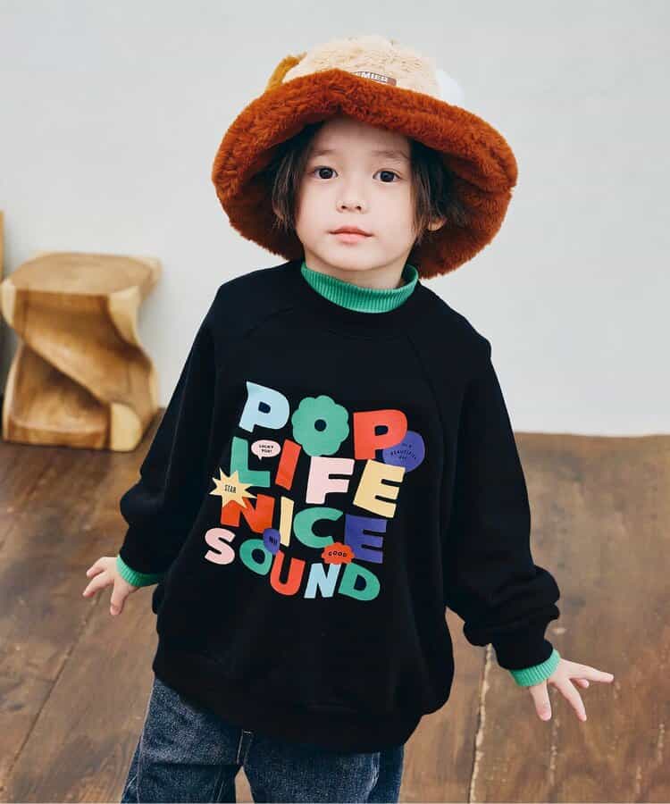 3柄グラフィックトレーナー