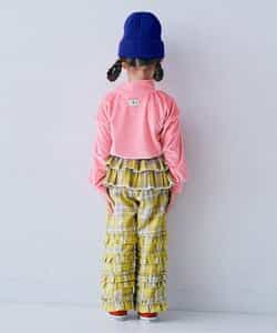 ロゴアップリケカラフルベロアトップス_923855