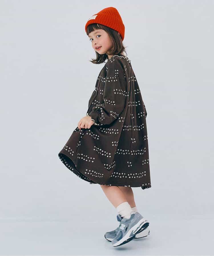 イロチ買いしたい総柄フレアカットソーワンピース