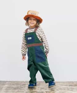 マルチカラーコーデュロイオーバーオール