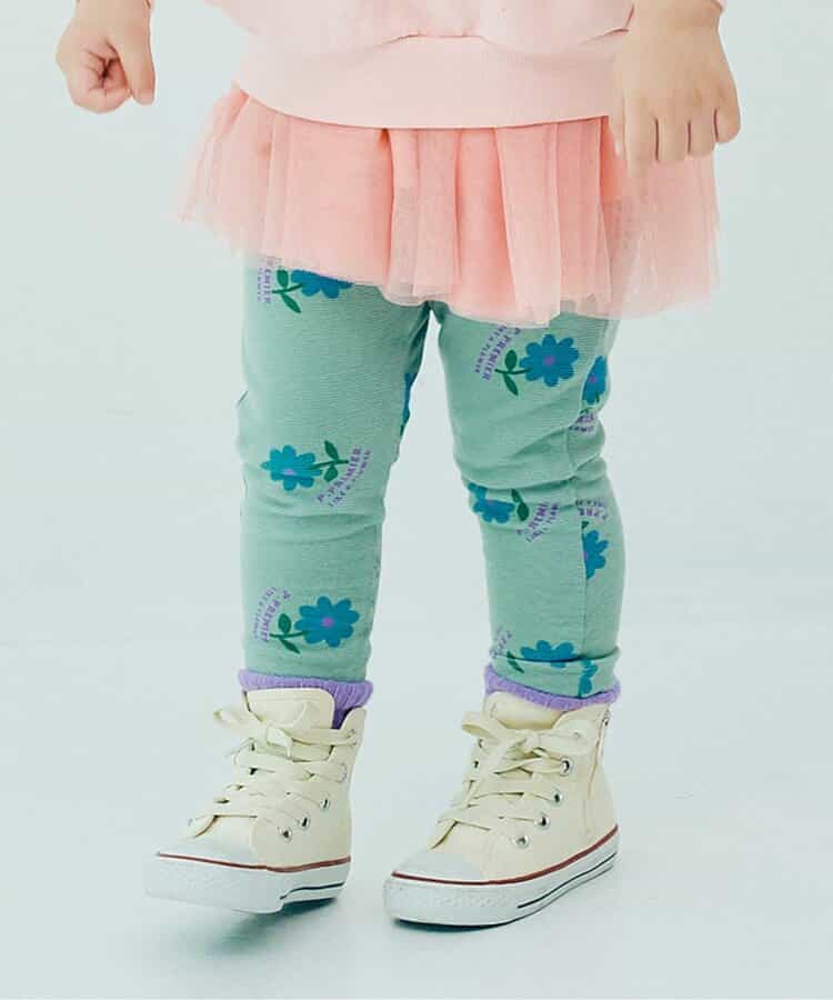 イロチ買いしたい総柄ストレッチレギンスパンツ