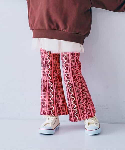 選べる2タイプイロチ買いしたい総柄フレアパンツ 全11色 リンク