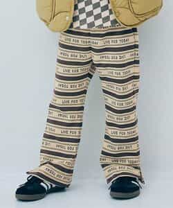 00s archive Xfrm ダイダイ柄 スタッズ スカル フレアパンツ 00s