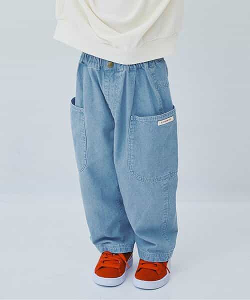 ★SALE★総柄ツイルワイドパンツ