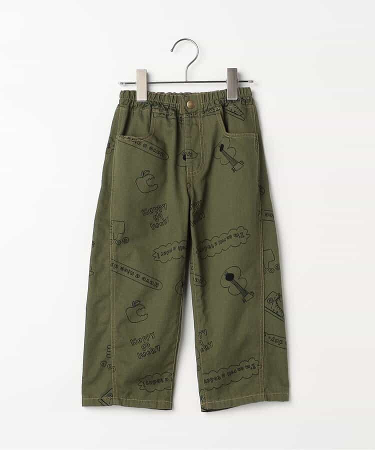 選べる3タイプイロチ買いしたい総柄ツイル・デニムパンツ 全12色_924381