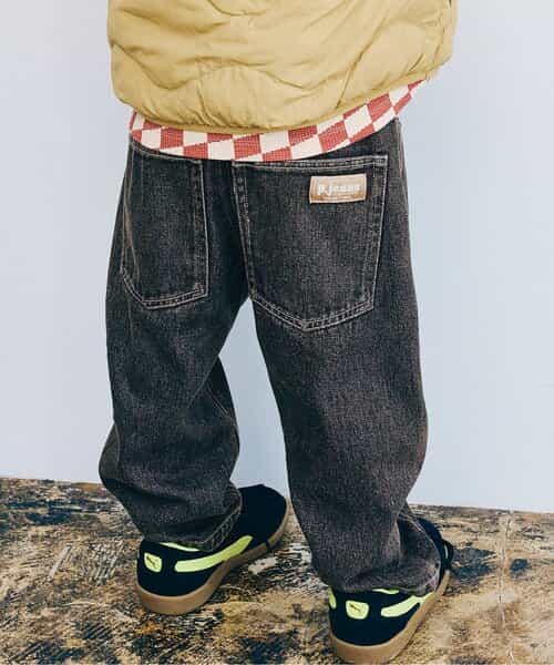 ワイドストレートジーンズ