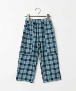 フランネルチェックリラックスストレートパンツ リンク_924432