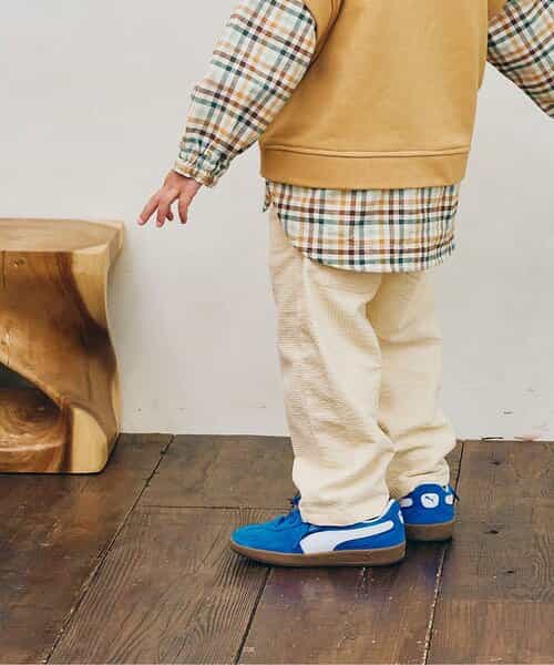 コーデュロイワイドストレートパンツ