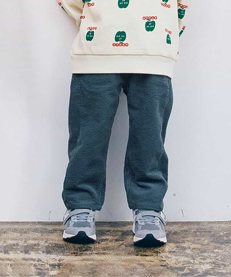 コーデュロイワイドストレートパンツ