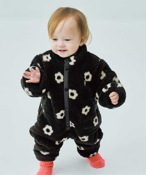 ファーフリースベビージャンプスーツ リンク