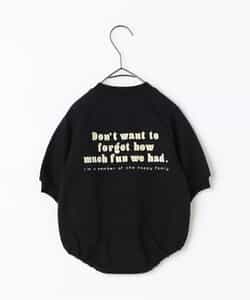 ひろ　904545 セール品 家族お揃いでイロチ買いしたいロゴロンパース リンク（P432045