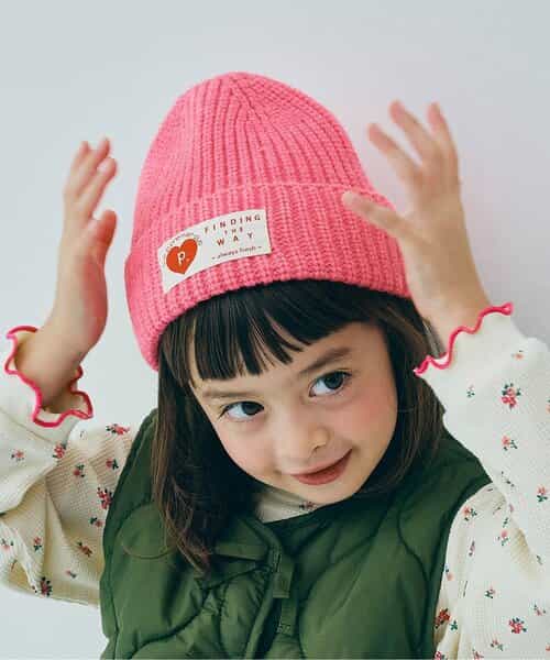 カラフルニットビーニー ニット帽（P468015）|p.premier（ピー