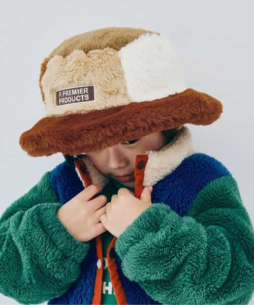 マルチカラーファーバケットハット