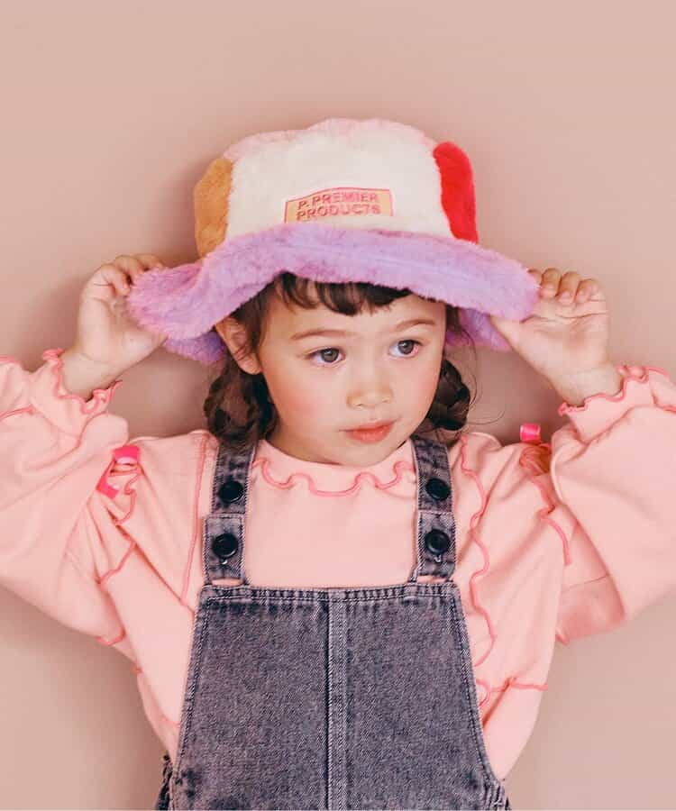 マルチカラーファーバケットハット