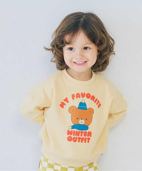 イロチ買いしたいバリエーショングラフィック裏起毛トレーナー