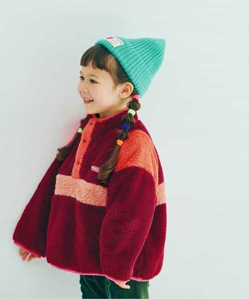 マルチカラー切替ファーフリースプルオーバー