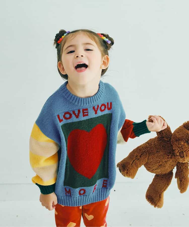 カラフルジャガードセーター