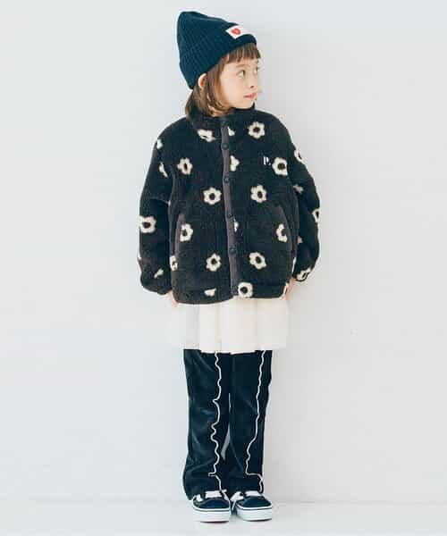 配色メロウストレッチニットコールパンツ