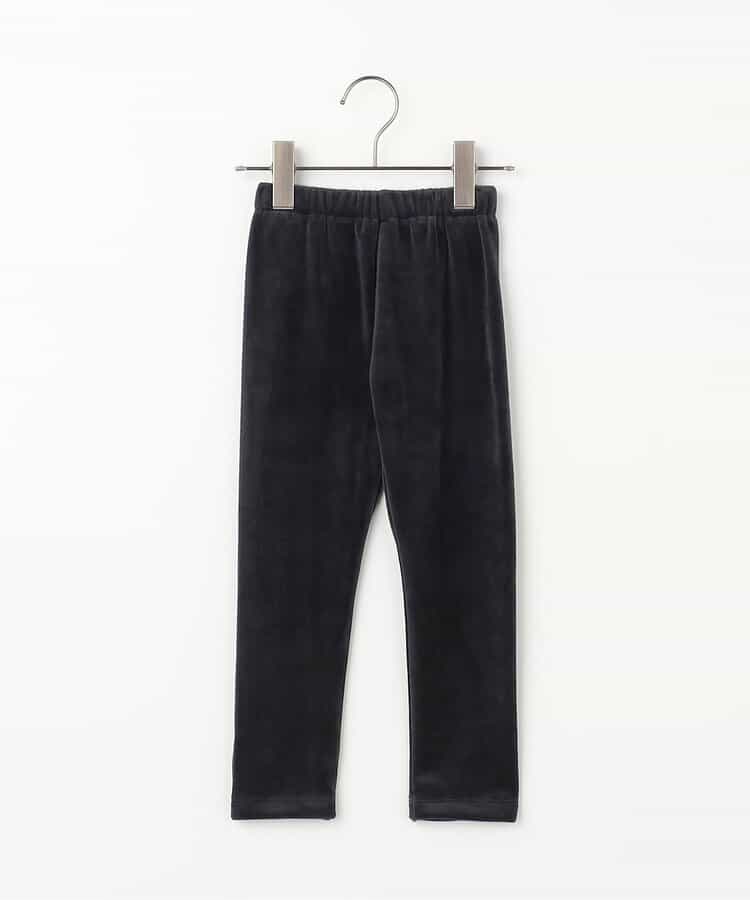 ベロアタッチのメルティ起毛フリースぬくぬくレギンス リンク