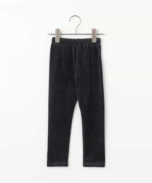 ベロアタッチのメルティ起毛フリースぬくぬくレギンス リンク