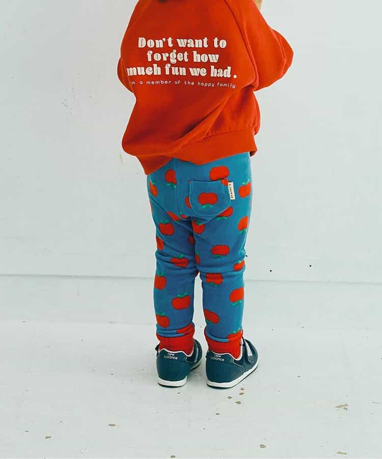 ベロアタッチのメルティ起毛フリースぬくぬくレギンス リンク